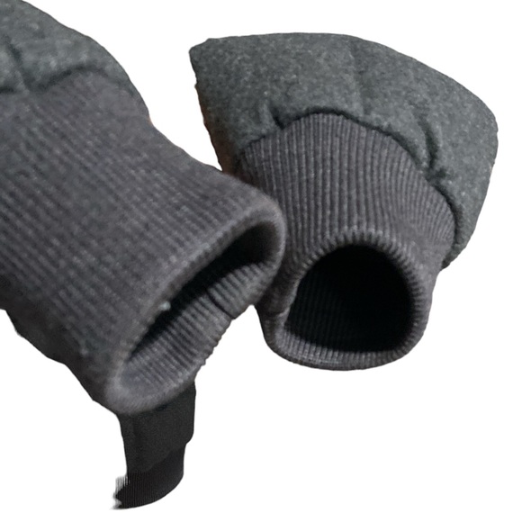 Moncler Moncler Gray wool and brown corduroy fur down. - Picture 5 of 16